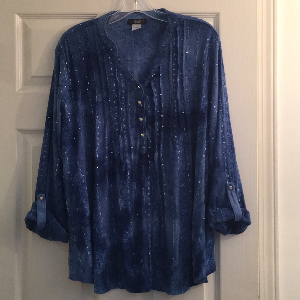Cocomo Woman 2x Blue Top